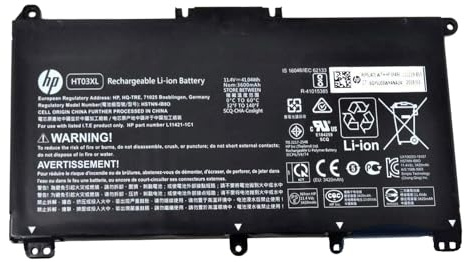 HP HT03XL L11119-855 Battery for Pavilion 15-DA 15-DB 15-DW 15-CS 15-DY 17-by 17-CA 14-CE 14-CF 14-DF 14-DQ 14-DK 15-CS0053CL 15-DW0033NR 15-DA0014DX L11421-542 L11421-2C2 HSTNN-UB7J HSTNN-DB8R