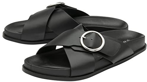 DUNLOP 2023 LADIES TEGAN SANDALS - Black - UK 6