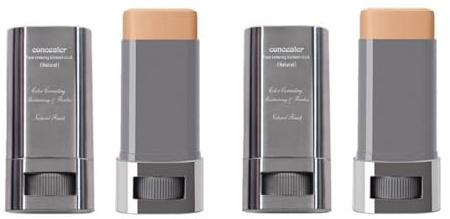 [2 Pièces] Correcteur Cernes Sous les Yeux, Stick Correcteur Maquillage, Anti-cernes et Correcteurs, Anti Cerne Couvrant Imperméable, Hydratant et Contrôle de l'huile, Facile à appliquer