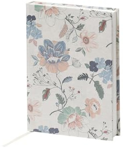 Rössler Papper 18821537001 – Anteckningsbok Eliza, DIN A5, 192 sidor blank, bunden bullet journal