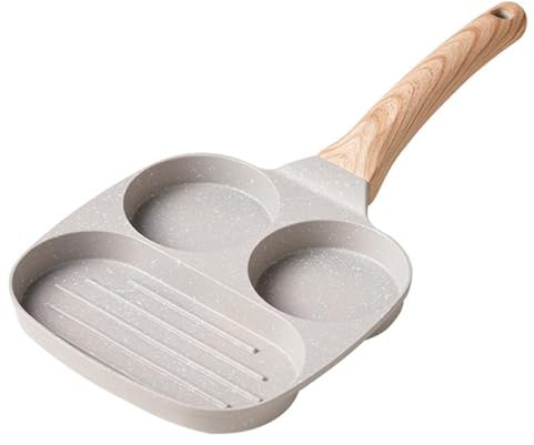 WOTZOV Woks & Stir-Fry Pans 7.5 Nonstick Granite Coating Frying Pan, PFAS-Free, PFOA Free Healthy Omelette Pan, For Gas Stove and Electric Burner, Dishwasher Safe Nonstick Fryi