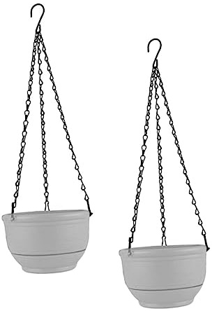 Toyvian 2pièces Pot De Fleurs Suspendu pour Chlorophytum Pot De Fleurs à Suspendre Plastique Suspendu pour Plantes