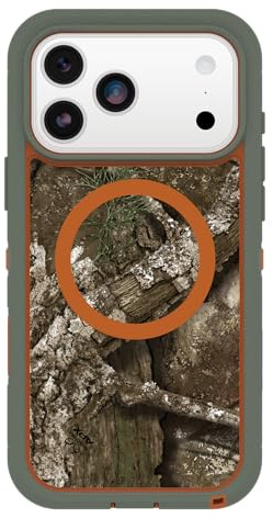 OtterBox Schutzhülle für iPhone 17 Pro Max Defender Series Pro XT, transparent, Realtree – Grünes Camouflage, robuste, robuste und langlebige iPhone-Hülle, zum Aufstecken auf MagSafe