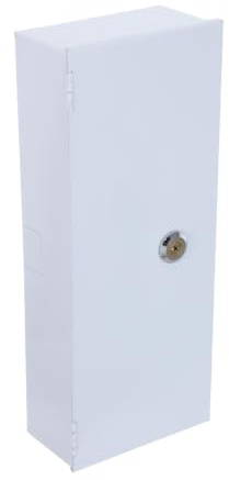 LALADEFIEE Protecteur de Prise en Fer Blanc 60 Cm, Boîtier de Protection Rectangulaire Compatible Universellement, Sécurisé pour Usage en Jardin et Intérieur, Cache-prise Bébé pour Parents
