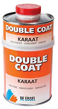 De IJssel 2K Bootslack Farbe Mahagoni Halb-Transparent | 750 ml | Double Coat Karaat 2K Lack Yachtlack für Holz