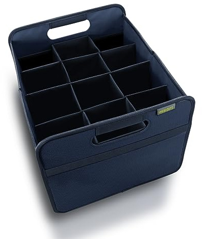 meori Marine Foldable Wine Carrier 12 Blue Protects Carry Glassware Liquor Storage Bottle Shopping Travel Camping Marina Lake RV Park, Slot B100293