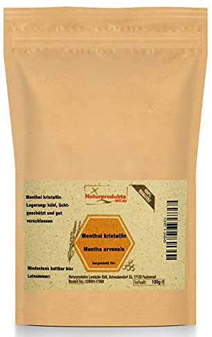 Mentholkristalle (100g) Menthol Kristalle Sauna Aufguss