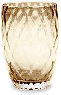 Zafferano Set 6 Losanghe Tumbler Bicchiere Acqua Ambra