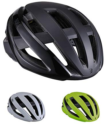 Bbb Cycling Maestro BHE-10 Casque de vélo de Route Unisexe léger et réglable avec Protection de sécurité certifiée CE pour Homme et Femme Noir Mat Taille S (52-55 cm), S