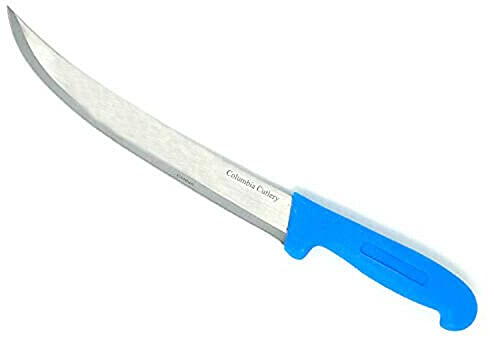 Columbia Cutlery 8 in. Blue Breaking / Cimiter / Carving / Butcher Knife (Single Breaking Knife)