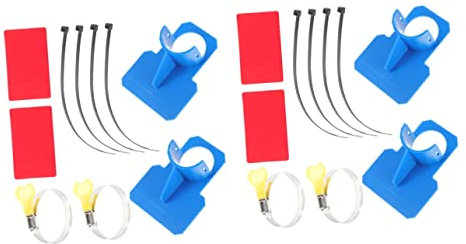YARNOW 2sätze Praktischer Pool Schlauchhalter Starker Rohrhalter Aus Einfache Montage Ohne Bohren Für Pools Und Aquarien Langlebig Und Rostfrei