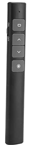 Leapiture Kabelloser Presenter, universelle Präsentationsfernbedienung, Clicker, wiederaufladbare USB-Silikontasten, Plug-and-Play, universelle Kompatibilität für das Büro, Klassenzimmer