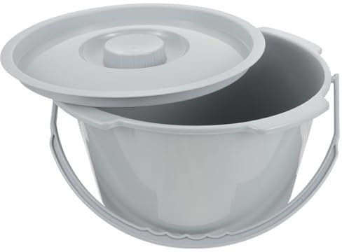 Healeved Urintopf Mit Griff Und Deckel Aus Robustem Plastik Für Senioren Tragbar Leicht Zu Reinigen Geeignet Als Nachttopf Urinalbecken Spucknapf Für Bettseite