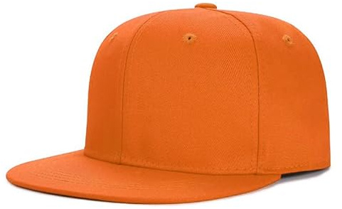 Boolavard Infant to Toddler Kid's Plain Structured Flatbill Snapback Cap