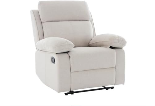 Vente-unique-Relaxsessel - melierter Stoff - Beige - Lana