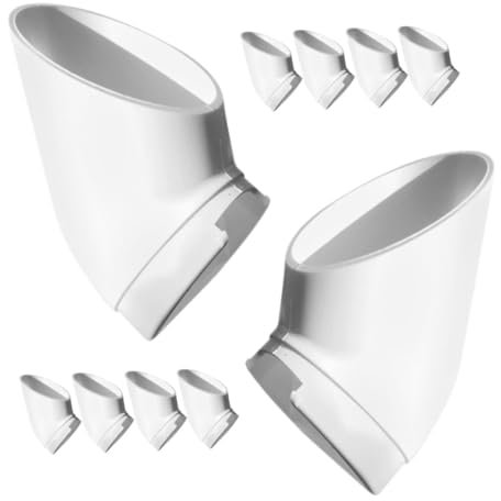 POPETPOP Tour De Culture Hydroponique en Plastique 38 Mm pour Jardin Balcon 10 Pots De Pépinière Maille Support Hydroponique Aération Racines