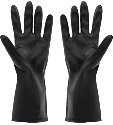Haushaltshandschuhe, Lange Gummihandschuhe, Reinigungs Handschuhe, Spülhandschuhe, Wiederverwendbare Küche Handschuhe für Garten, Autowäsche, Arbeit