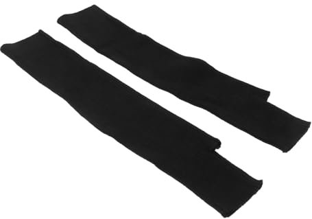 VALICLUD 2stücke Fingerlose Lange Handschuhe Wolle Daumen Loch Fäustlinge Winter Armwärmer Damenhandschuhe