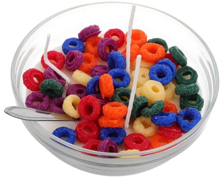 ERINGOGO Soy Wax Cereal Candle Bowl Aesthetic Food Candles Creative Decor Party Favor