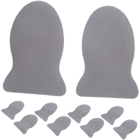 Operitacx 10 Stück Gaming Fingerhüllen aus Silberfaser Elastisch und Atmungsaktiv Rutschfest für Mobiles Spielen Trockene Finger und Bessere Kontrolle