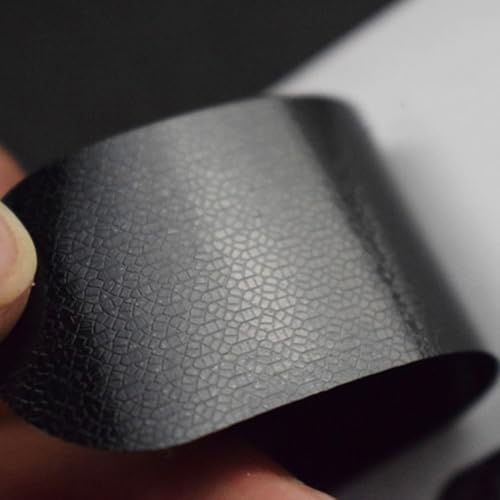 Yuanpgky Película protectora de fibra de carbono para montaña y carretera para protección del marco de la bicicleta, adhesivo impermeable con opciones de negro mate/negro carbón/transparente (negro