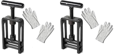 HAWETICO 2-Pack Pipe Squeeze-Off Tool 0–32 mm, Stop Water Plumbing Clamp | Steel Allow Hand Tool - Great for Temporary MDPE/PE/PEX Plastic Pipes, Rubber Hoses & Main Feed Lines