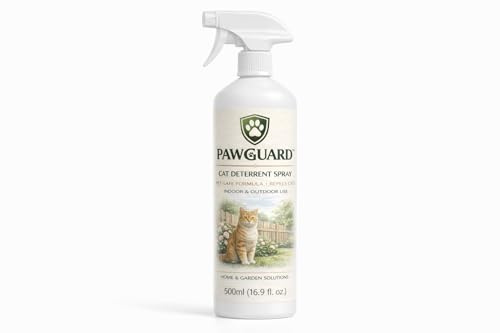 Wilson inc Paw Guard Cat Repellent Spray – Natural, Safe & Humane Cat Deterrent for Home and Garden (250ml)