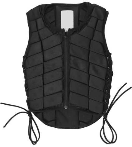 Riven Horse Riding Body Vest, Equestrian Protective Vest for Boys Girls, Comfortable Horse Training Safety Equipment (L)