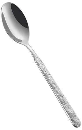 Zerodeko Cucchiaino da Caffè Vintage in Acciaio Inossidabile Impugnatura Effetto Pietra, Resistente alla Ruggine e Confortevole, per Ristoranti e Apparecchiature da Tavola