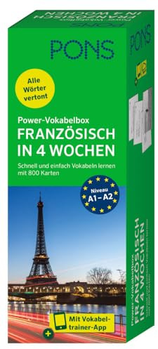 PONS Power-Vokabelbox Französisch: Schnell und einfach Vokabeln lernen mit 800 Karten