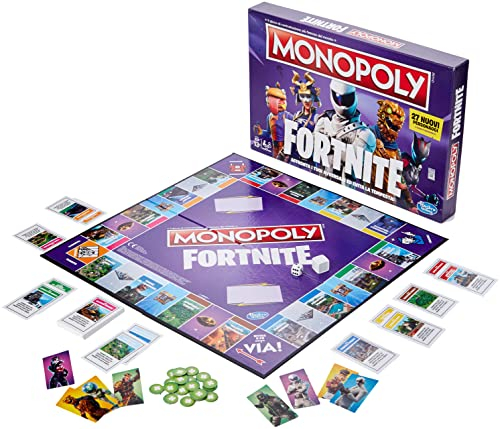 Hasbro, Monopoly, Fortnite-Schachtelspiel, Season 2, italienische Ausgabe