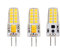 ShuoHui 3W Bi-Pin Sockel G6.35 / GY6.35 Sockel JC Typ AC/DC 12V 3000K Warmweiß 2-Stifte Ersatz für JCD LED Halogen Glühbirne (3-Pack)