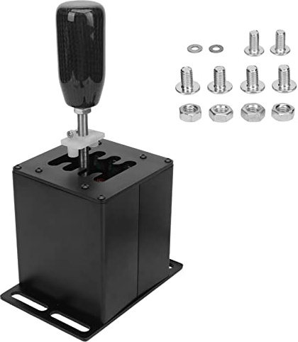 PC USB Simulator Shifter, Racing Games H Shifter med Kolfibergrepp för G29 G27 G25 G920 för T300RS GT Ratt för WRC för EST för LFS 7+R