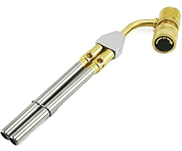 Turbo Torch 2 Buses Torch Pistolet de soudage au gaz Pistolet de brasage à la flamme Connexion Brûleur Chauffe-chalumeau for soudage BBQ Plomberie B Kit de torche au propane / 4 ( Color : A. Full Torc