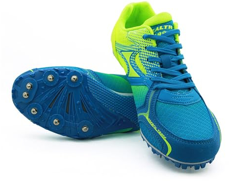SerendipitousWhisper 7 Nägel Sprints Schuhe Unisex-Leichtathletik-Sprint-Spikes Atmungsaktive Leichte Professionelle Sportschuhe Verschleißfest Laufschuhe für Damen Herren