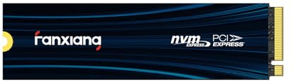 fanxiang NVMe SSD 500GB, M.2 PCIe Gen4x4 Gaming Solid State Laufwerk mit SLC Cache, 6300MB/s Lesen, Interne Festplatte für PC PS5 Laptop Datenübertragung S880E
