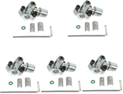 Ciieeo 5 Ensembles Vanne Pour Réfrigérateur Valve De Perçage De Balle Vanne à Pointeau De Commande De Remplacement Valve à Balle Pour Congélateur à Remplacer De Zinc