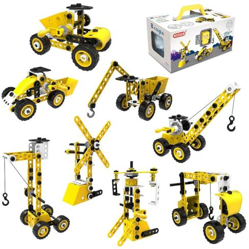 DINO SONO Konstruktionsspielzeug 100-teiligesBaustein-Set DIY STEM Kreatives Lernspielzeug Bauspielzeug, Geschenk für Kinder ab 5,6,7,8,9,10+ Jahren