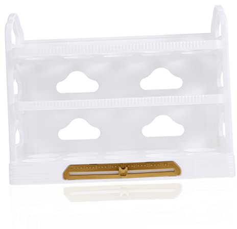 Homoyoyo Caja para Huevos de Cocina de Gran Capacidad Diseño de Múltiples Capas y Compartimentos, Fabricada en Pet y Pp para Almacenamiento Seguro y Estable en Refrigerador