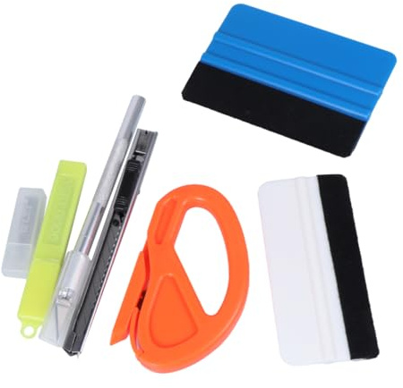 Alipis 7 Pièces Outil De Film De Changement De Couleur Trousse à Outils en Vinyle Outils d'emballage en Vinyle Pellicule De Vinyle De Voiture Teinte De Vitre De Voiture Kit De Teinte