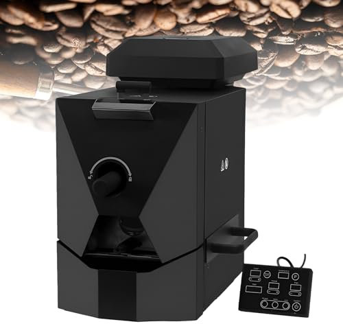 Electric Coffee Bean Roaster, 400g Automatic Roasting Machine with Adjustable Timer & Temperature, Smoke Filter, Ideal for Bars, Restaurants, Home Offices