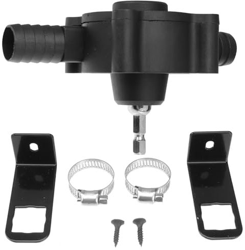 HOMSFOU Pompe de Perceuse Électrique Auto Amorçante pour Transfert de Design Compact et Corrosion Compatible avec les Mandrins de Perceuse