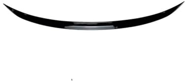 Spoiler Wing Lip Alerón Trasero para Mazda 3 4Dr Sedan 2004-2021 Alerón Trasero para Maletero Coche Plástico Suave Negro Brillante
