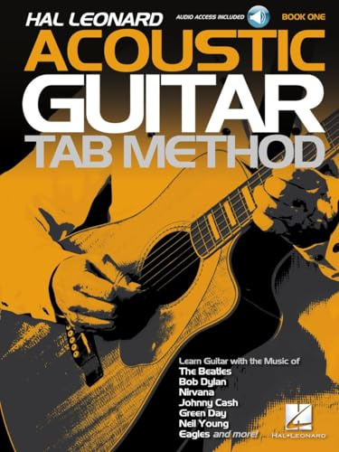 Hal Leonard Acoustic Guitar Tab Method - Book 1 (Book & Online Audio): Noten, Lehrmaterial, Download (Audio) für Gitarre: Book with Online Audio
