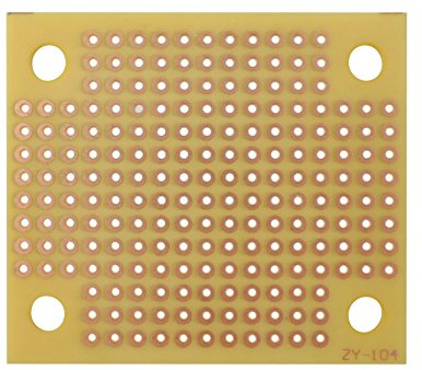 Minilötplatine, 45x39mm, Lochraster CU, 5er Pack