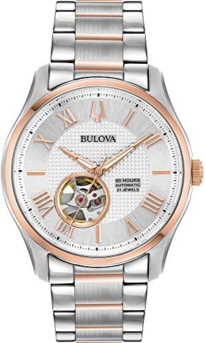 Bulova Herrenuhr, Zweifarbige Rose, Automatikuhr