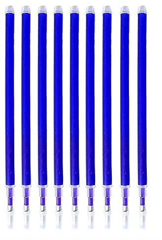 Powertool Ersatzminen für radierbare Stifte, radierbare Tinte, 0,7 mm, Blau, 9 Stück
