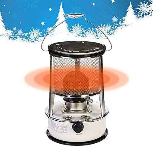 SHU Cuisinière de Cuisine Multifonction extérieure réchaud de Camping réchaud à kérosène Portable Puissance de feu Chauffage réglable sans électricité (Color : White Color)