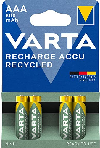 Varta 56813 101 404 Haushaltsbatterie Wiederaufladbarer Akku Mini Stylus AAA Nickel-Metallhydrid (NiMH)