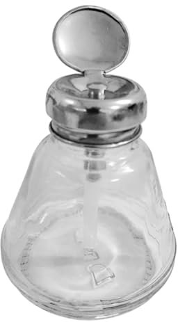 Healeved Nagellackentferner Pumpflasche 150ml Transparente Glasflasche Mit Push down Pumpe Langlebiges Material Tragbare Nagelflaschen Für Maniküre
